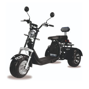 Scuter electric cu 3 roți RDB CC09 2 locuri, motor 2000 W, baterie 60V, viteză maximă 25 km/h, autonomie 55 km, frâne disc față/spate, fără permis